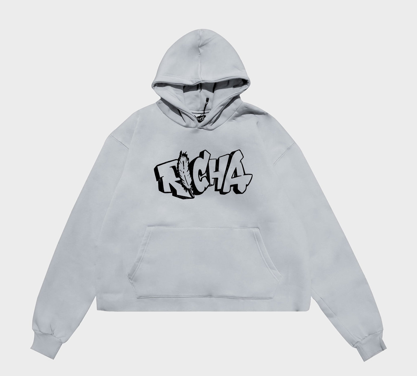 Grey Basic Hoodie - Richa UAE