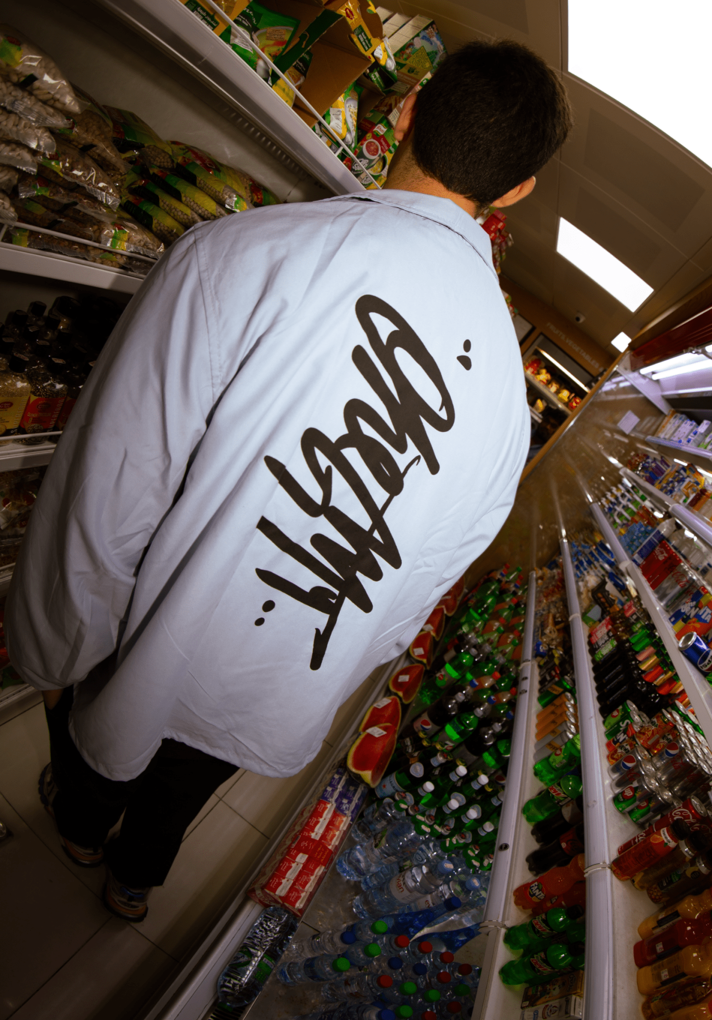 Moroccan Richa Paisley Coach Jacket - Grey - Richa UAE