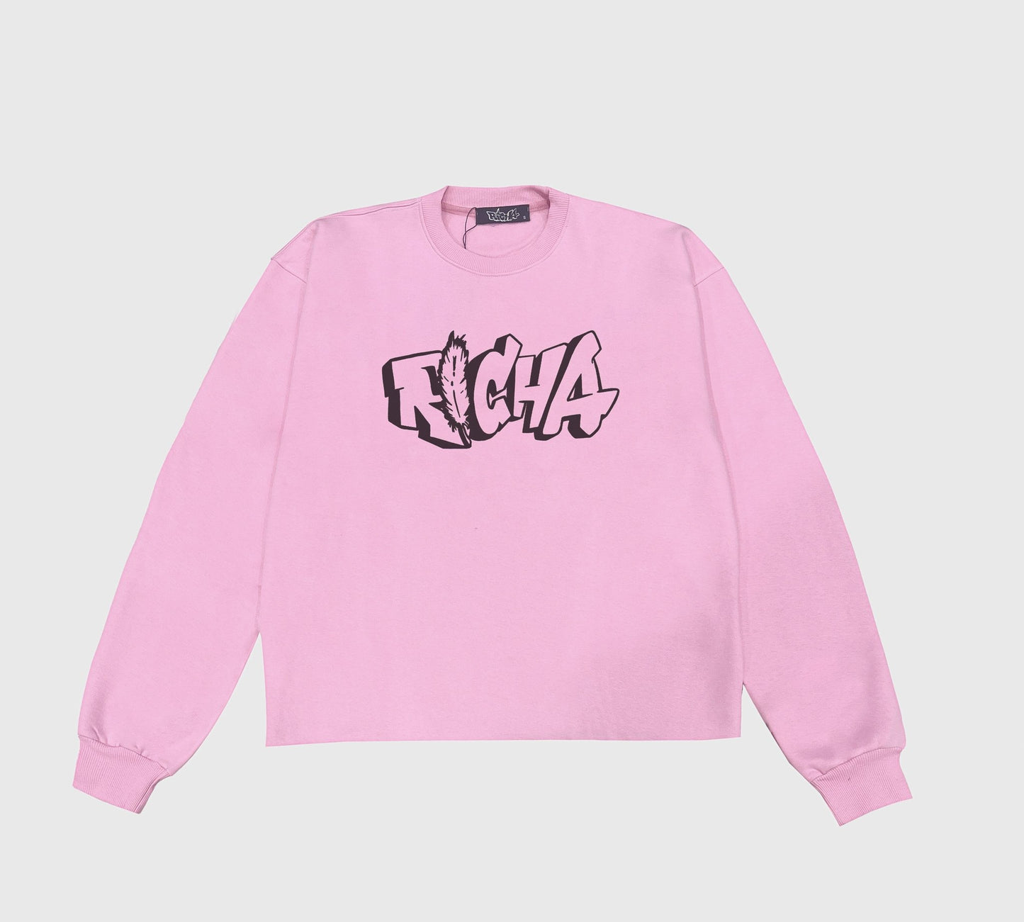 Pink Basic Crew Neck - Richa UAE