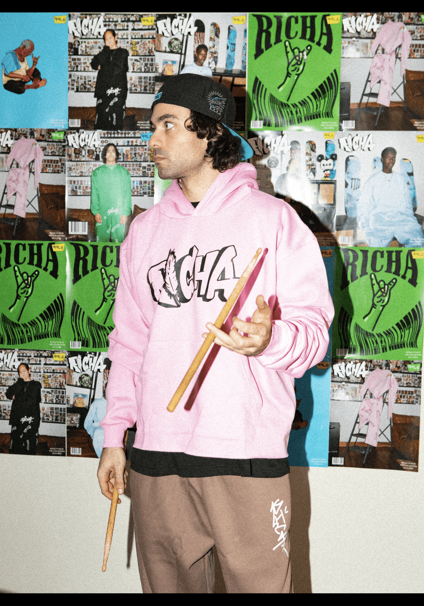 Pink Basic Hoodie - Richa UAE