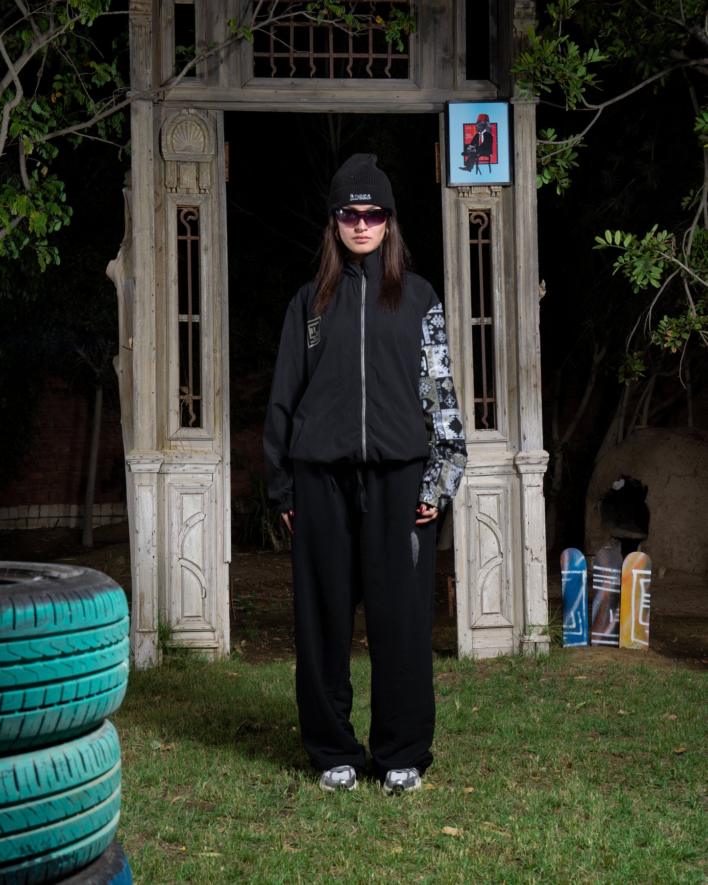 RIQSHA Tracksuit Jacket- Black