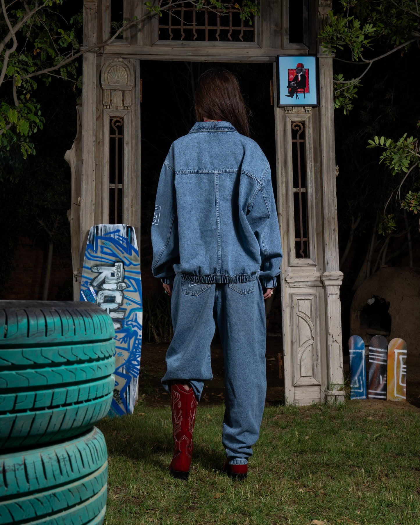 YMS Denim Pants- BLUE