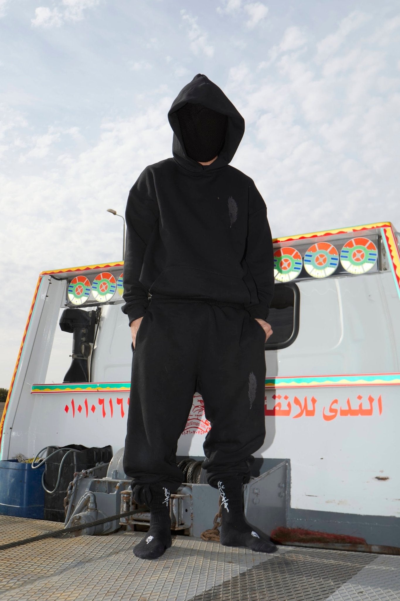 Black Richa Sweatpants - Richa UAE