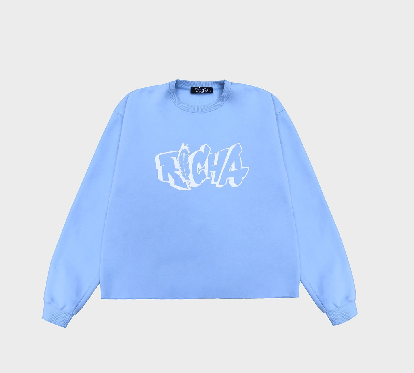 Blue Basic Crew Neck - Richa UAE