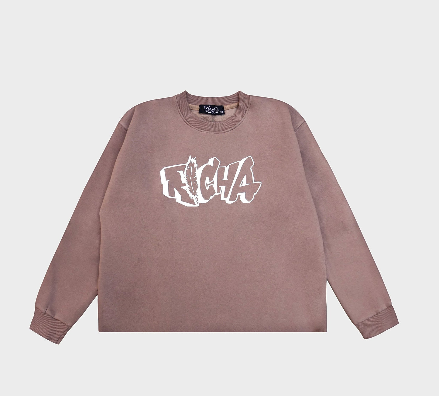 Brown Basic Crew Neck - Richa UAE