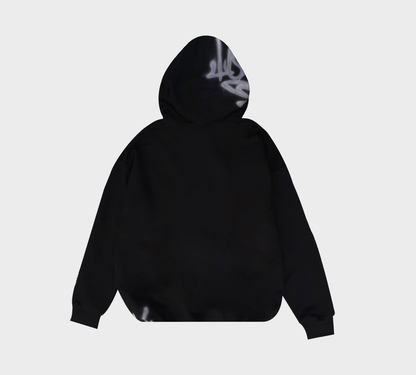Graffiti Hoodie - Black - Richa UAE