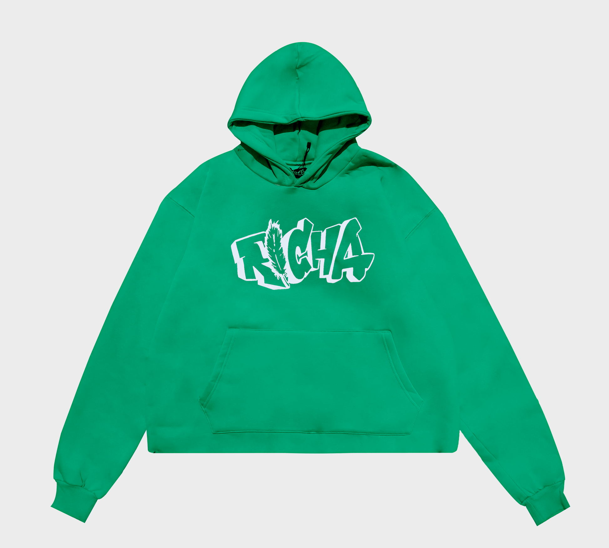 Green Basic Hoodie - Richa UAE