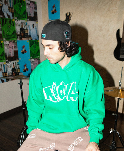 Green Basic Hoodie - Richa UAE