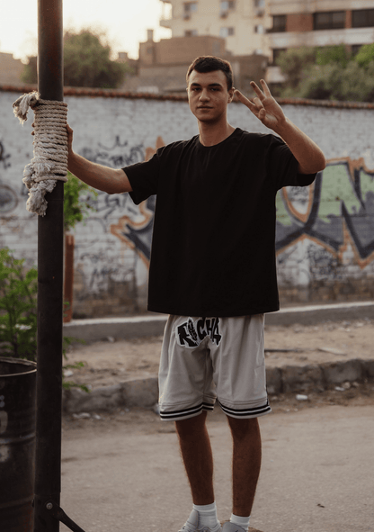 Grey Basketball Shorts - Richa UAE