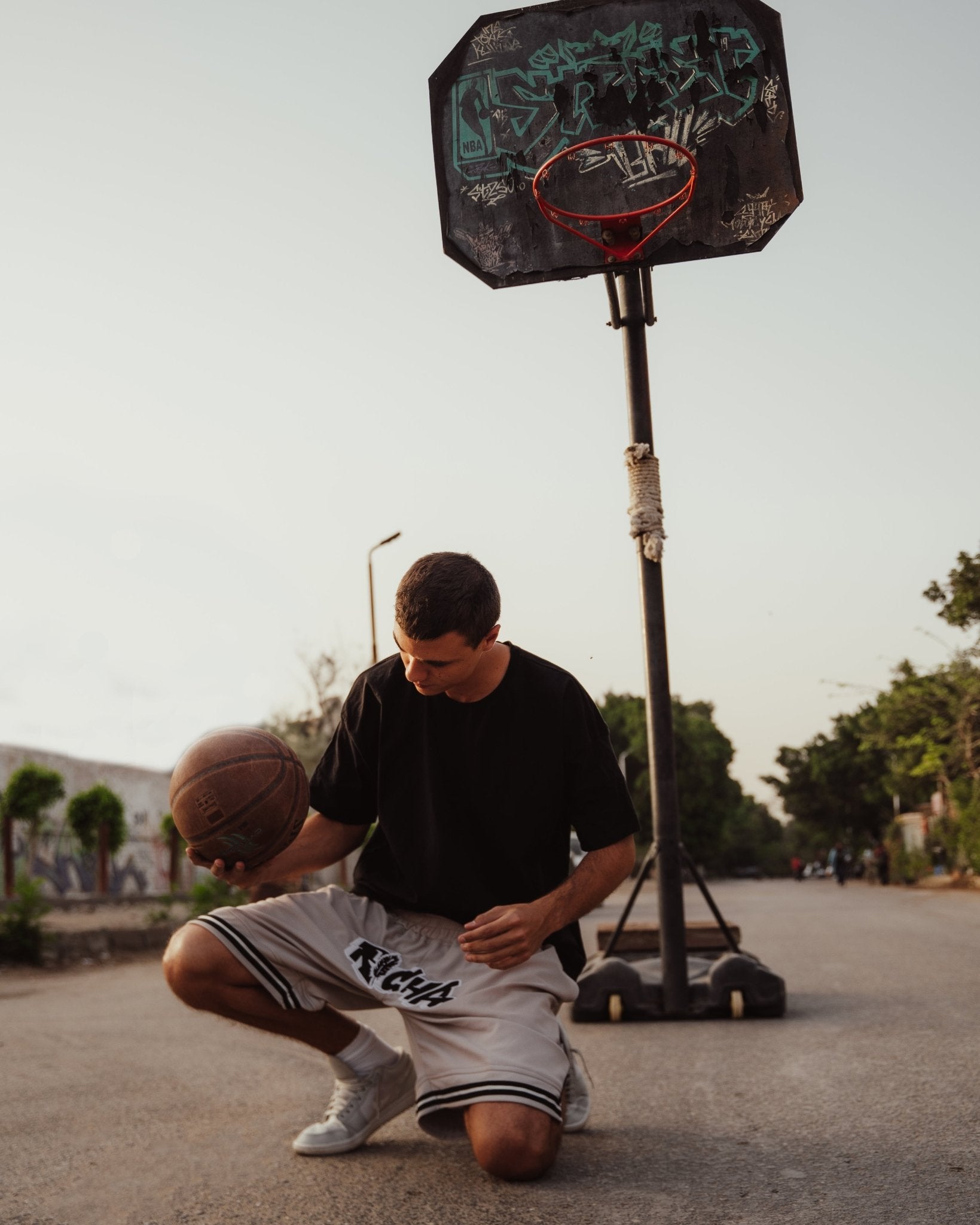 Grey Basketball Shorts - Richa UAE