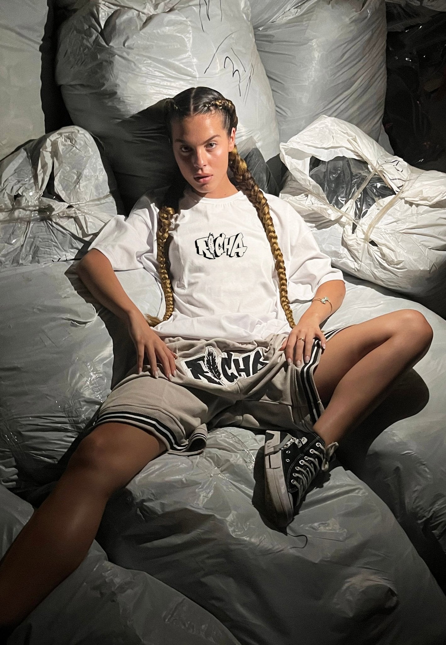 Grey Basketball Shorts - Richa UAE