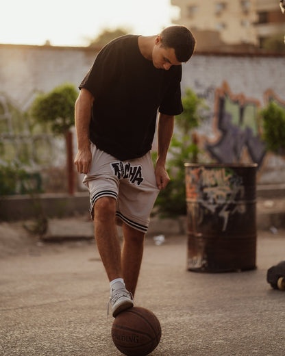 Grey Basketball Shorts - Richa UAE