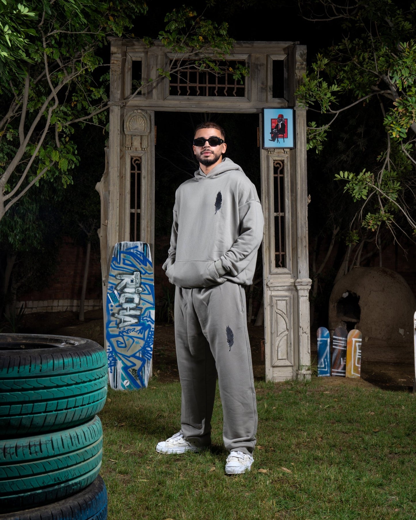 Grey Richa Sweatpants - Richa UAE