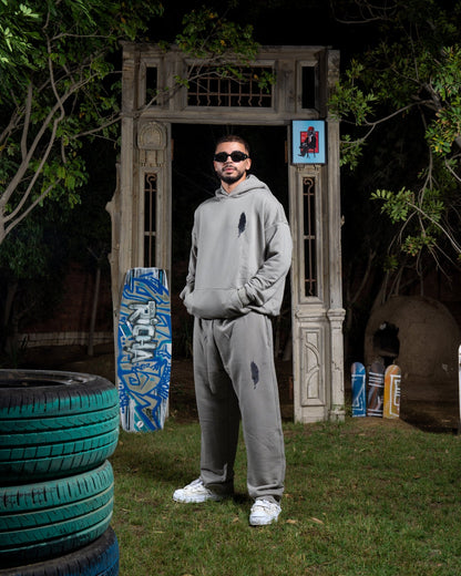 Grey Richa Sweatpants - Richa UAE