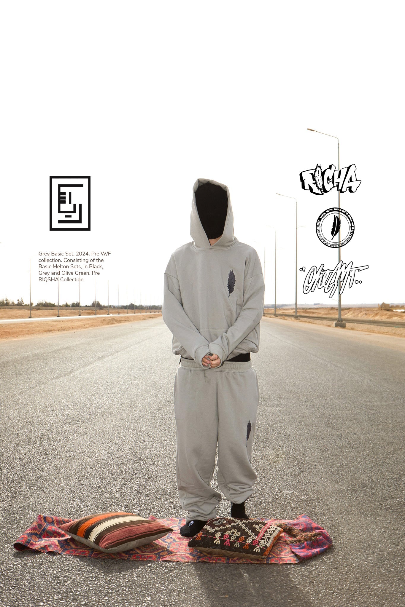 Grey Richa Sweatpants - Richa UAE