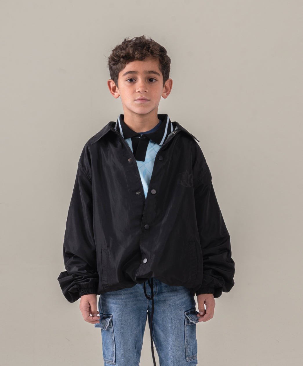 Moroccan Richa Paisley Coach Jacket - Black - Richa UAE