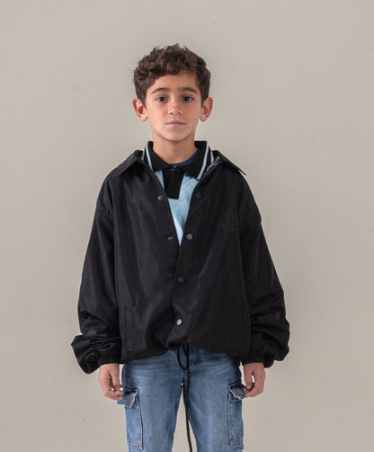 Moroccan Richa Paisley Coach Jacket - Black - Richa UAE