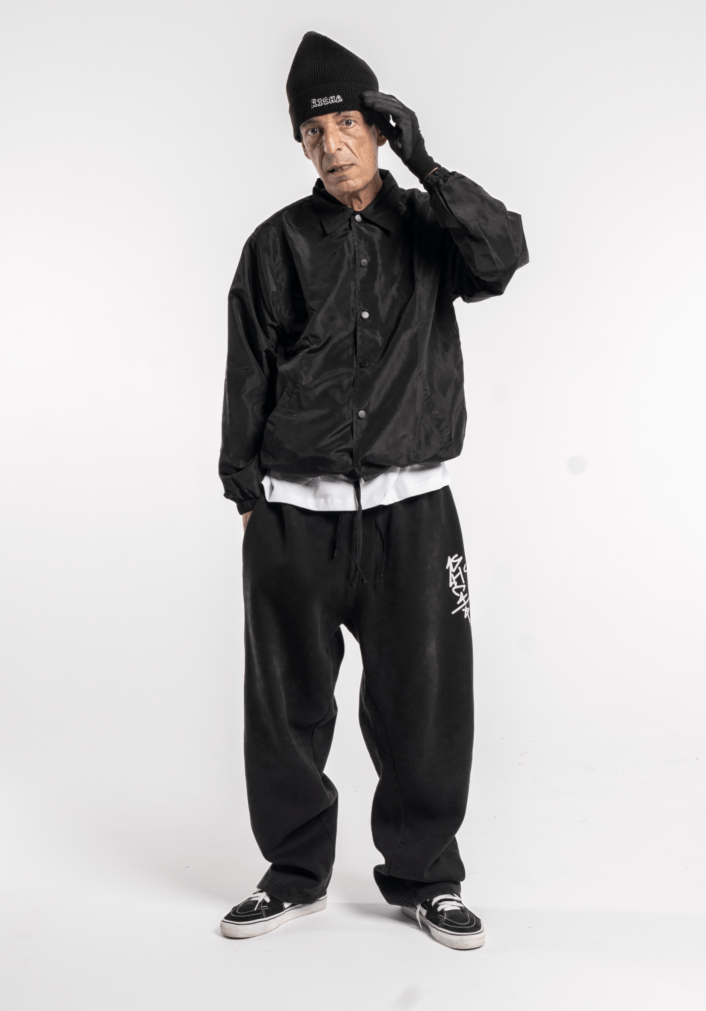 Moroccan Richa Paisley Coach Jacket - Black - Richa UAE