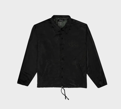 Moroccan Richa Paisley Coach Jacket - Black - Richa UAE