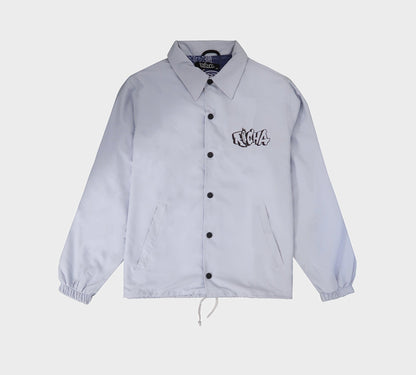 Moroccan Richa Paisley Coach Jacket - Grey - Richa UAE