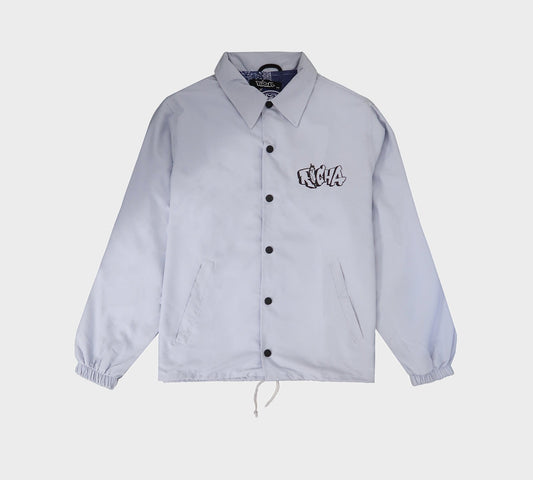 Moroccan Richa Paisley Coach Jacket - Grey - Richa UAE