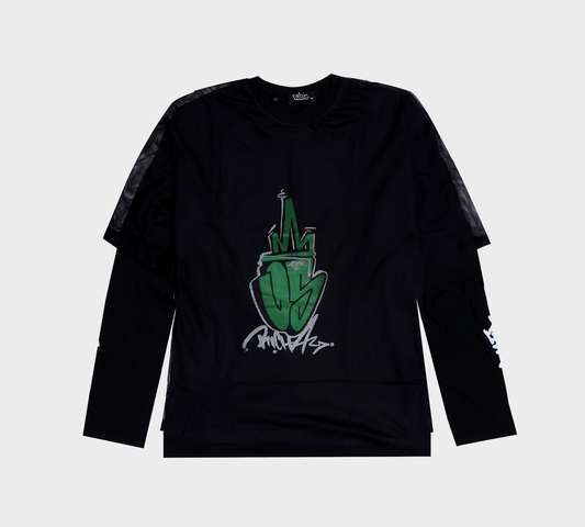 MTM LONG SLEEVE Tee - Black - Richa UAE