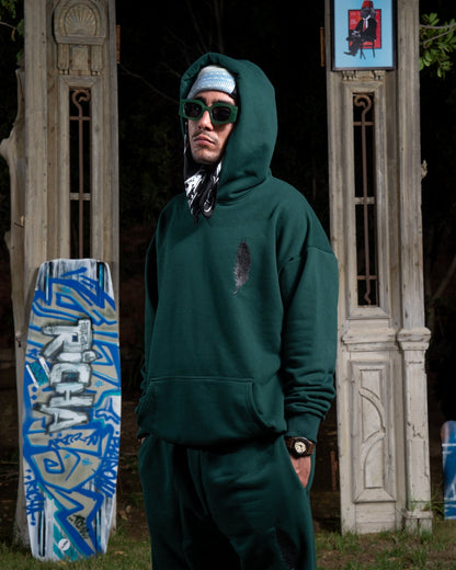 Olive Richa Hoodie - Richa UAE