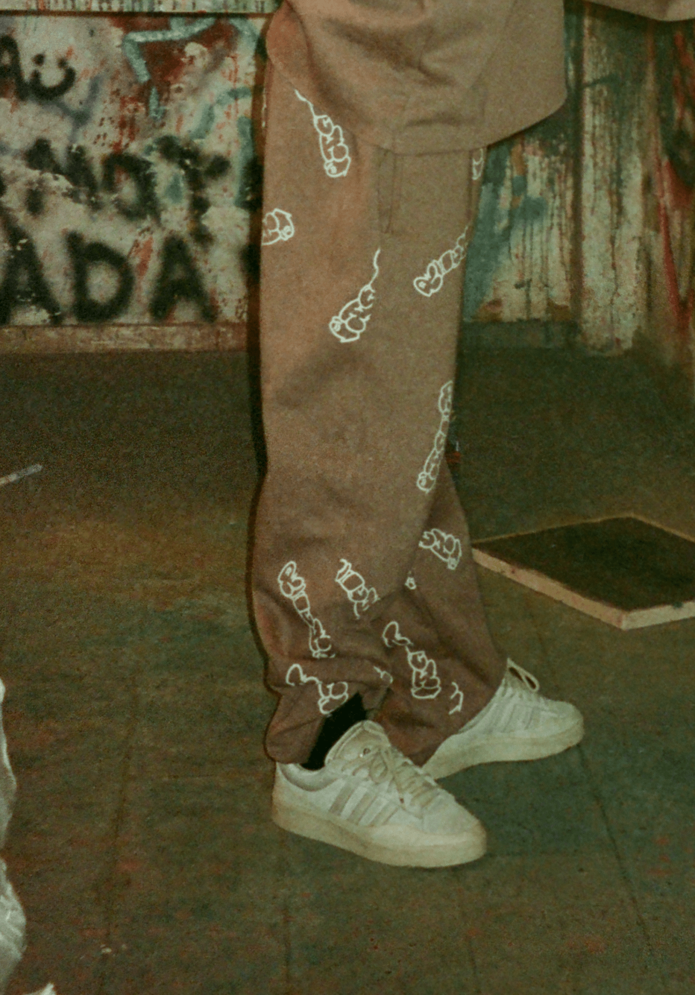 Patterned Brown Richa Sweatpants - Richa UAE