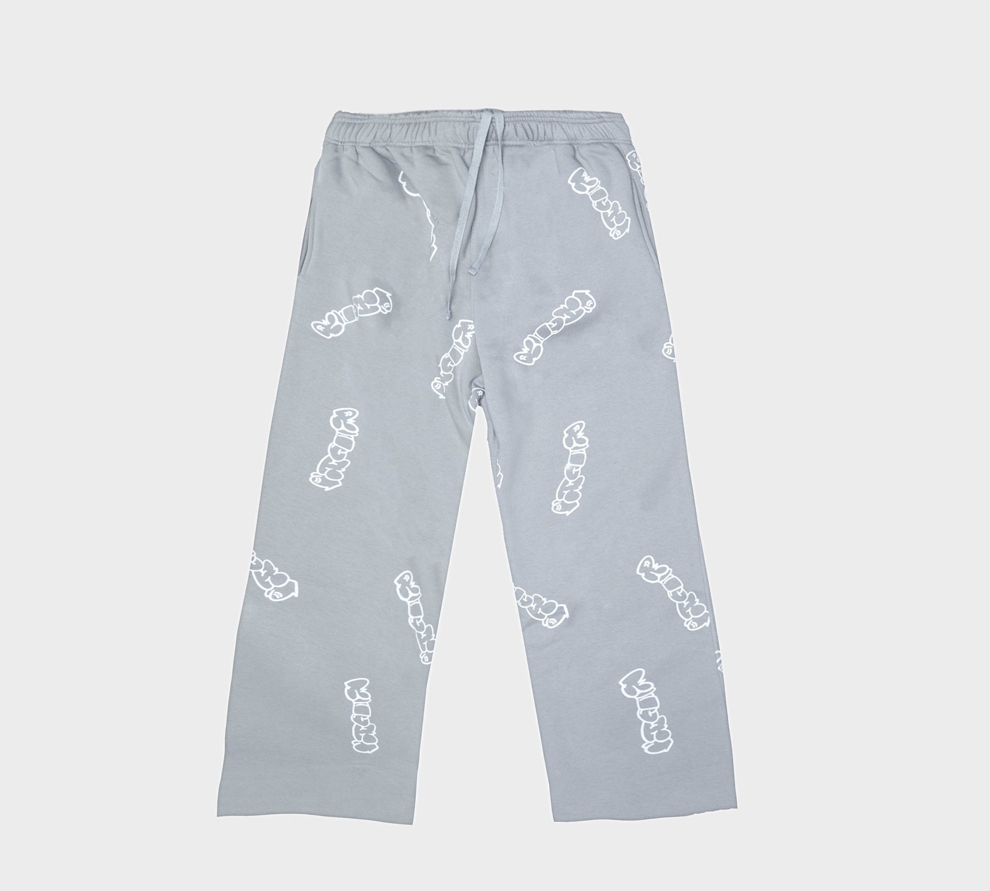 Patterned Grey Richa Sweatpants - Richa UAE