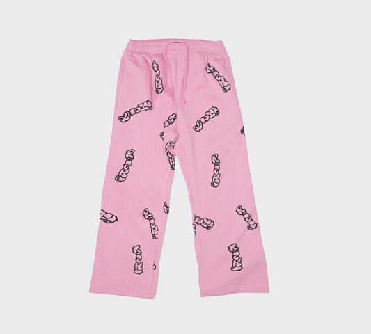 Patterned Pink Richa Sweatpants - Richa UAE
