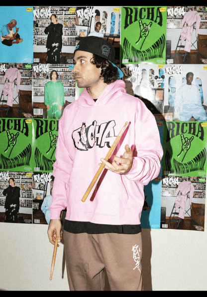 Pink Basic Hoodie - Richa UAE