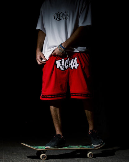Red Basketball Shorts - Richa UAE