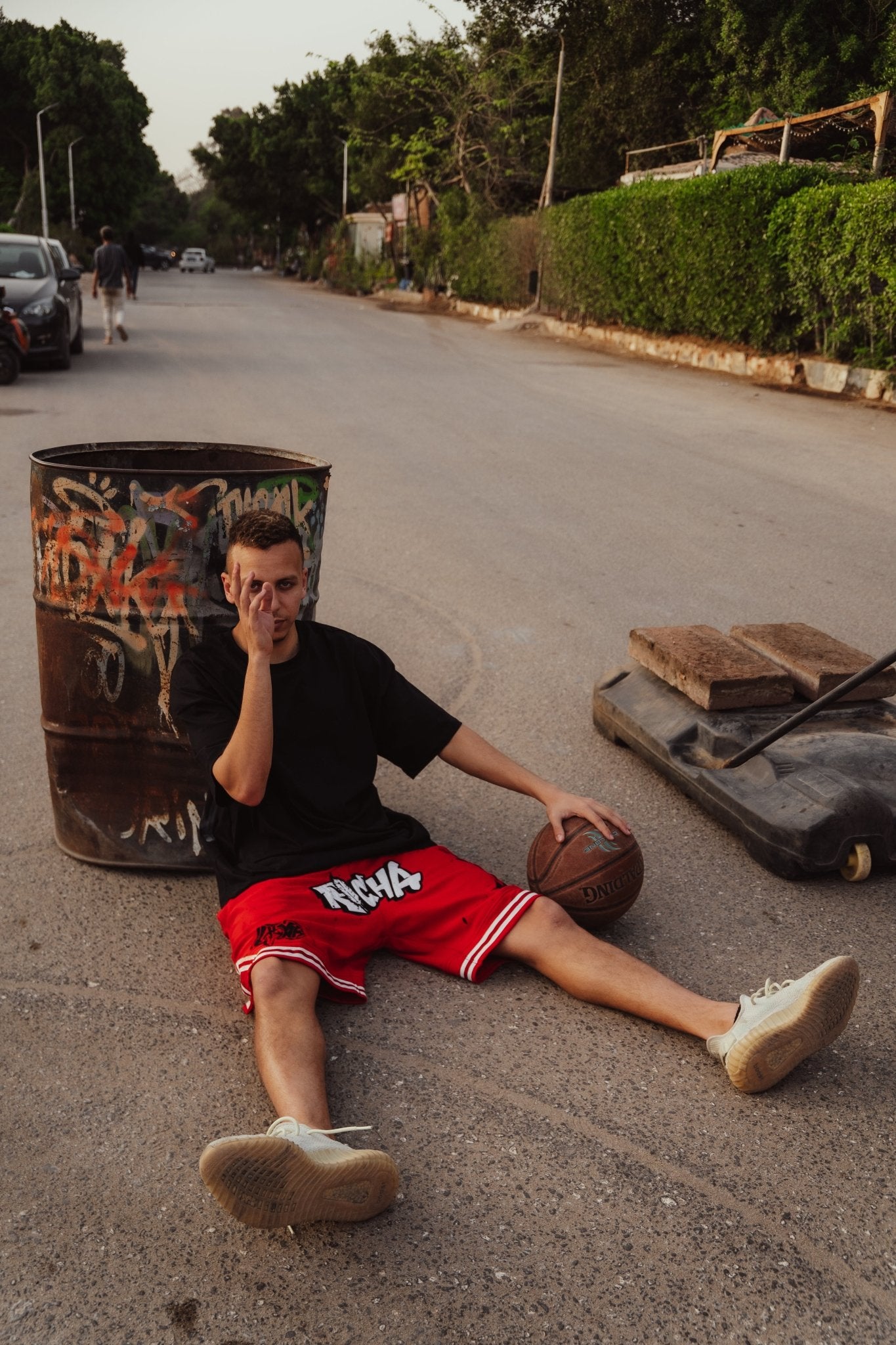 Red Basketball Shorts - Richa UAE