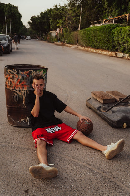 Red Basketball Shorts - Richa UAE