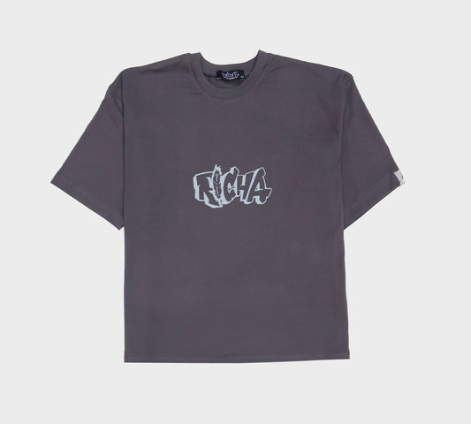 Richa Basic Tee - Grey - Richa UAE