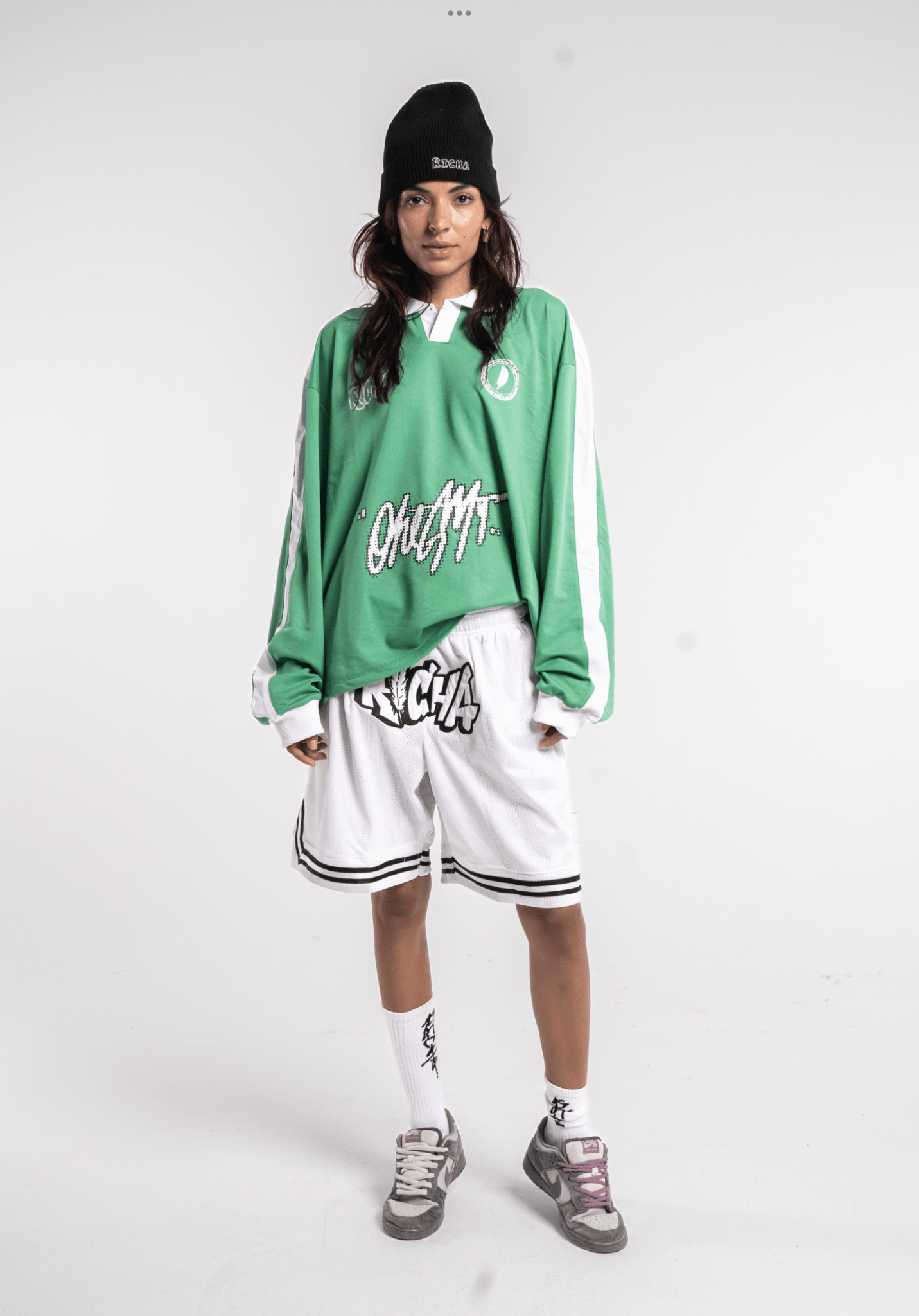 RICHA F.C. Jersey - GREEN/WHITE - Richa UAE
