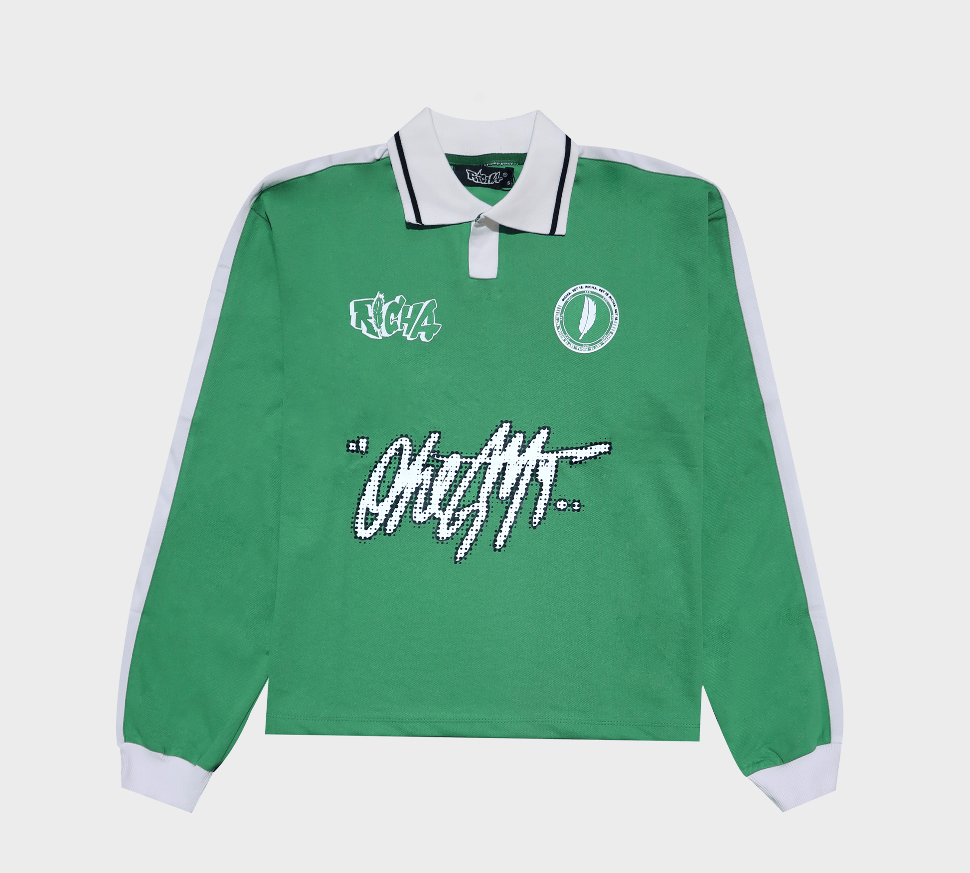RICHA F.C. Jersey - GREEN/WHITE - Richa UAE
