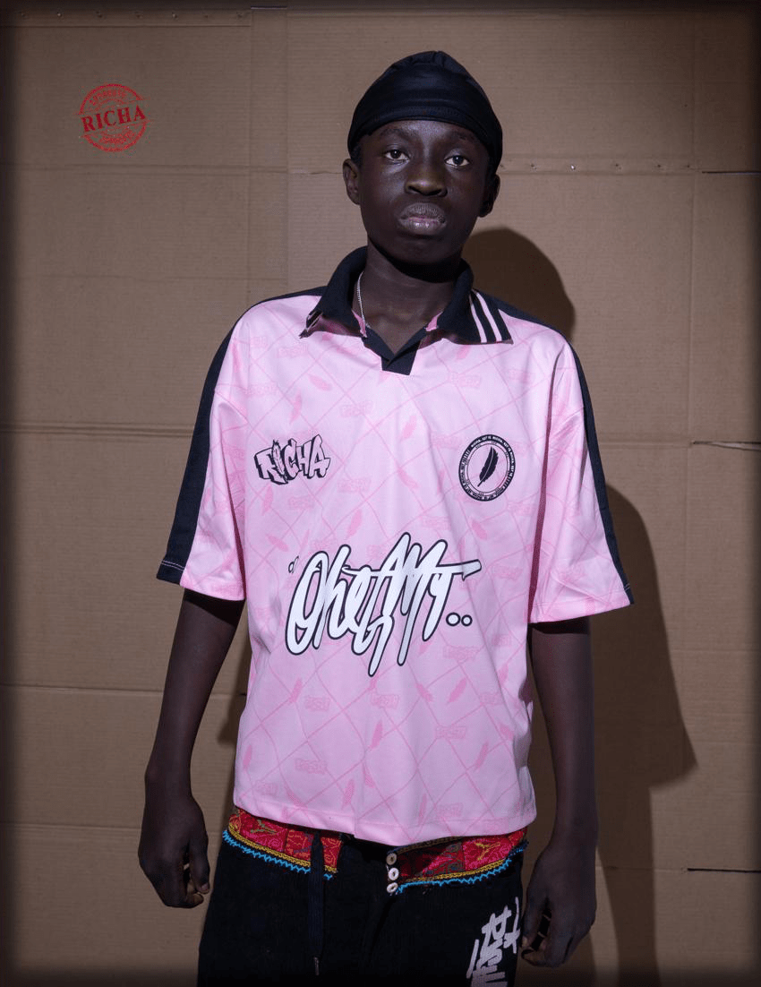 RICHA F.C. Jersey - PINK/BLACK - Richa UAE