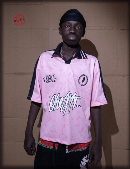 RICHA F.C. Jersey - PINK/BLACK - Richa UAE