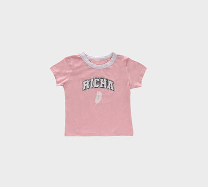 RICHA Tank Top - PINK/WHITE - Richa UAE