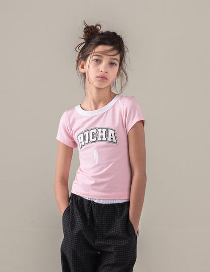 RICHA Tank Top - PINK/WHITE - Richa UAE