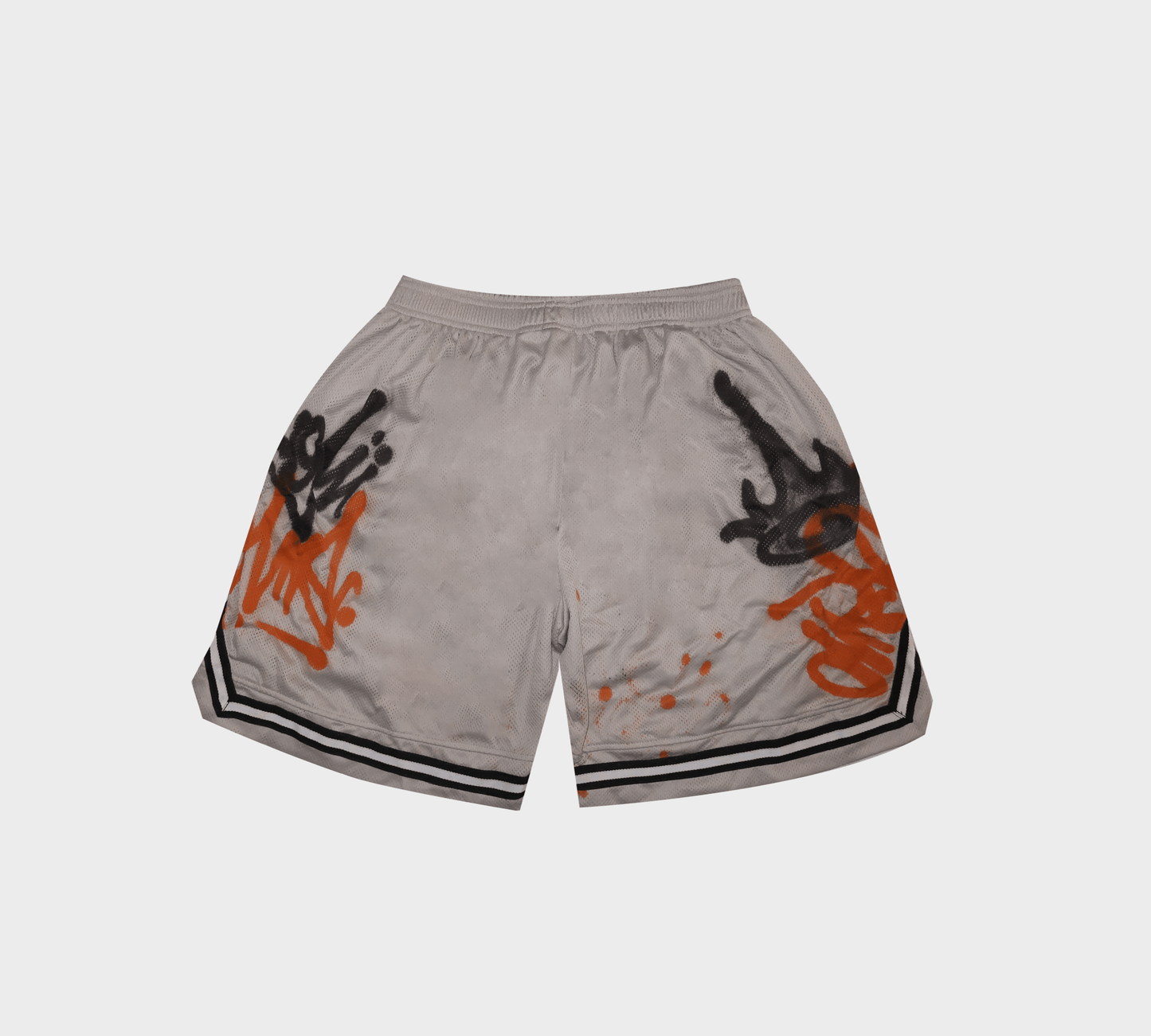Richa X Toxik Graffiti Grey Basketball Shorts - Richa UAE