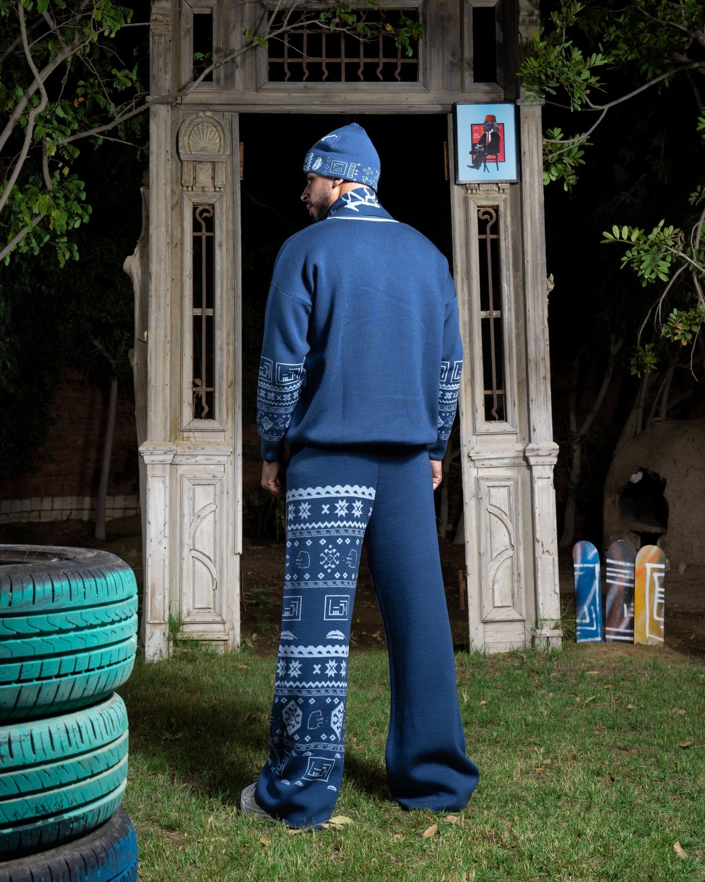 RIQSHA Knit Jersey - Blue - Richa UAE