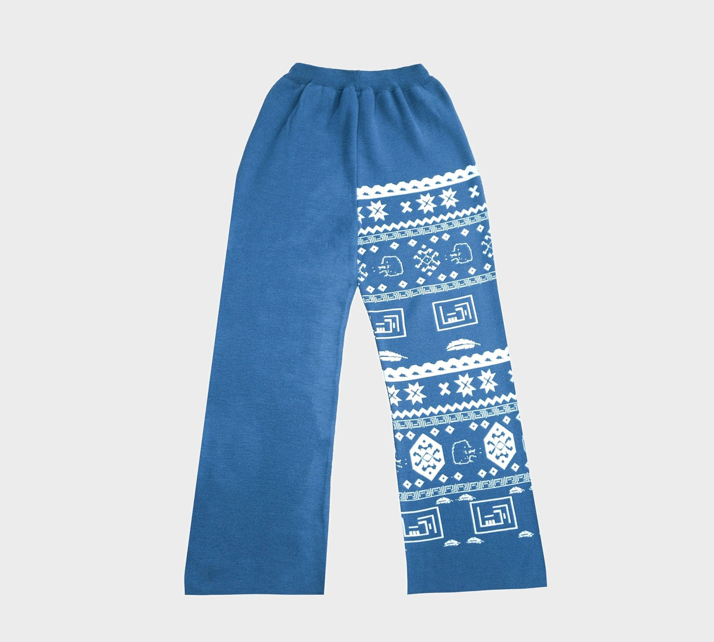 RIQSHA Knit Pants - Blue - Richa UAE