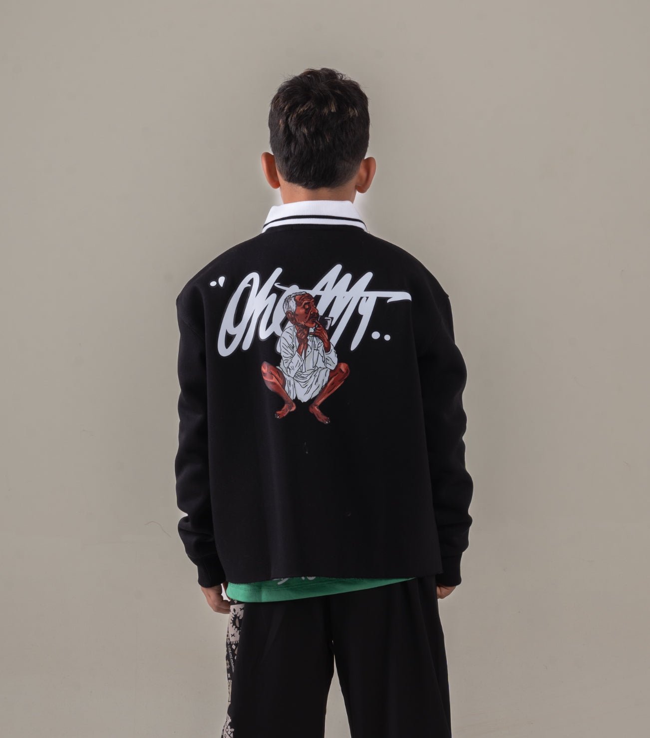 r&R®23 Black Crew Neck - Richa UAE