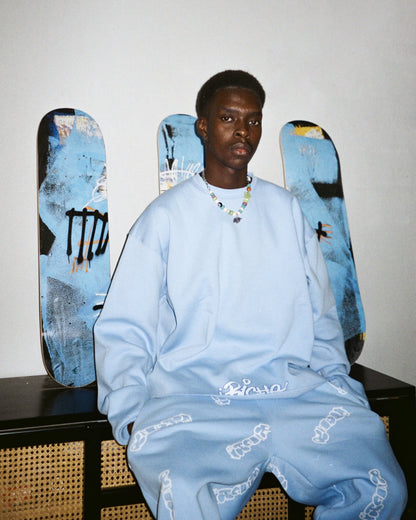 r&R®23 Blue Crew Neck - Richa UAE