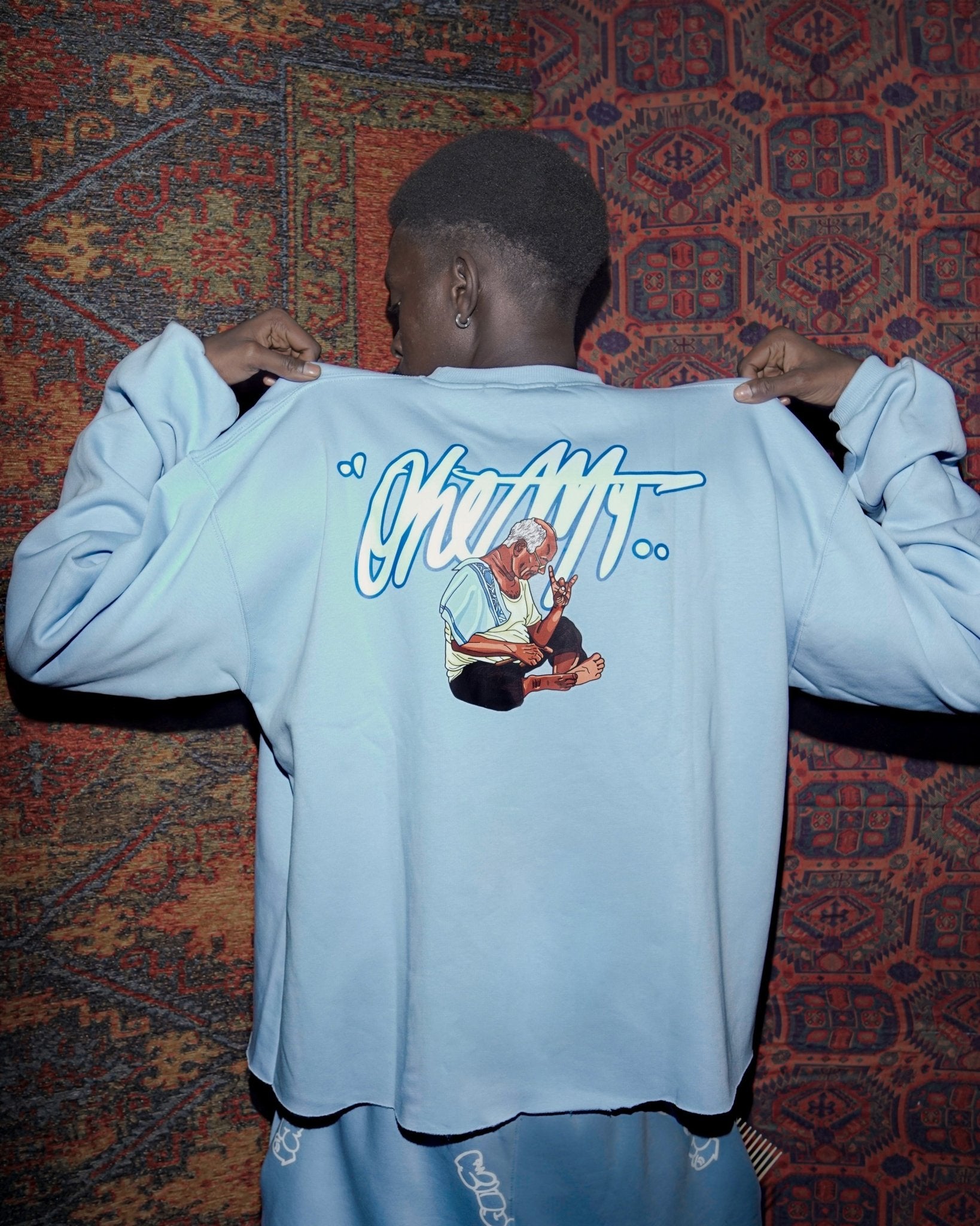 r&R®23 Blue Crew Neck - Richa UAE