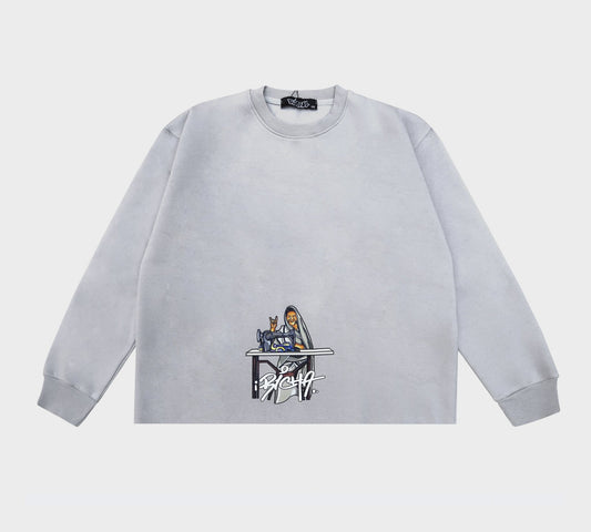 r&R®23 Grey Crew Neck - Richa UAE
