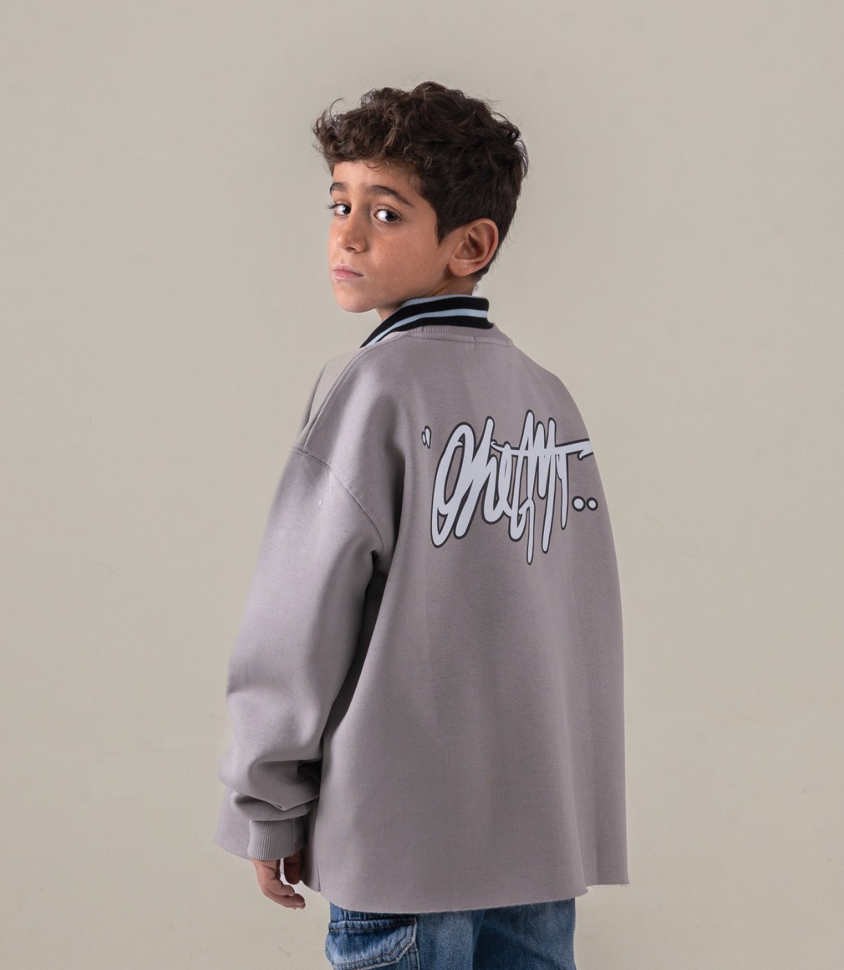 r&R®23 Grey Crew Neck - Richa UAE