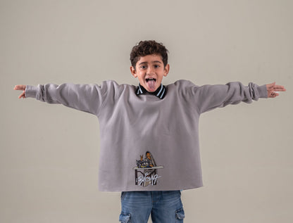 r&R®23 Grey Crew Neck - Richa UAE